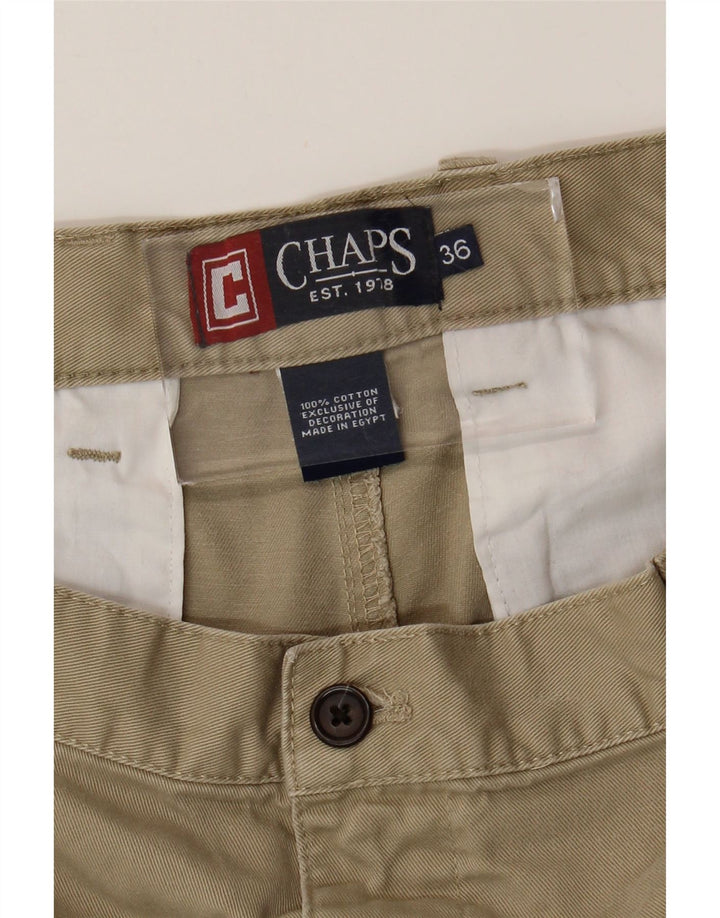 Chaps Short Chino Homme W36 Large Beige Coton
