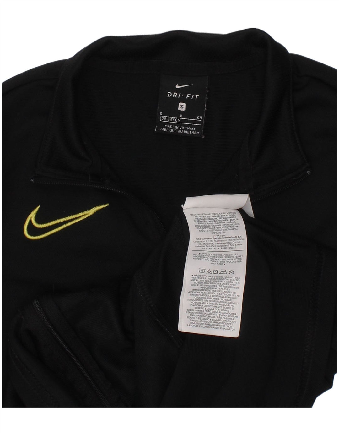 Nike Haut de survêtement graphique pour garçon 8-9 ans Petit Noir Polyester