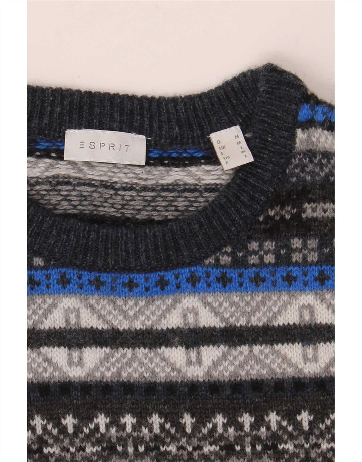 Esprit Pull Col Rond Homme Medium Multicolore Fair Isle