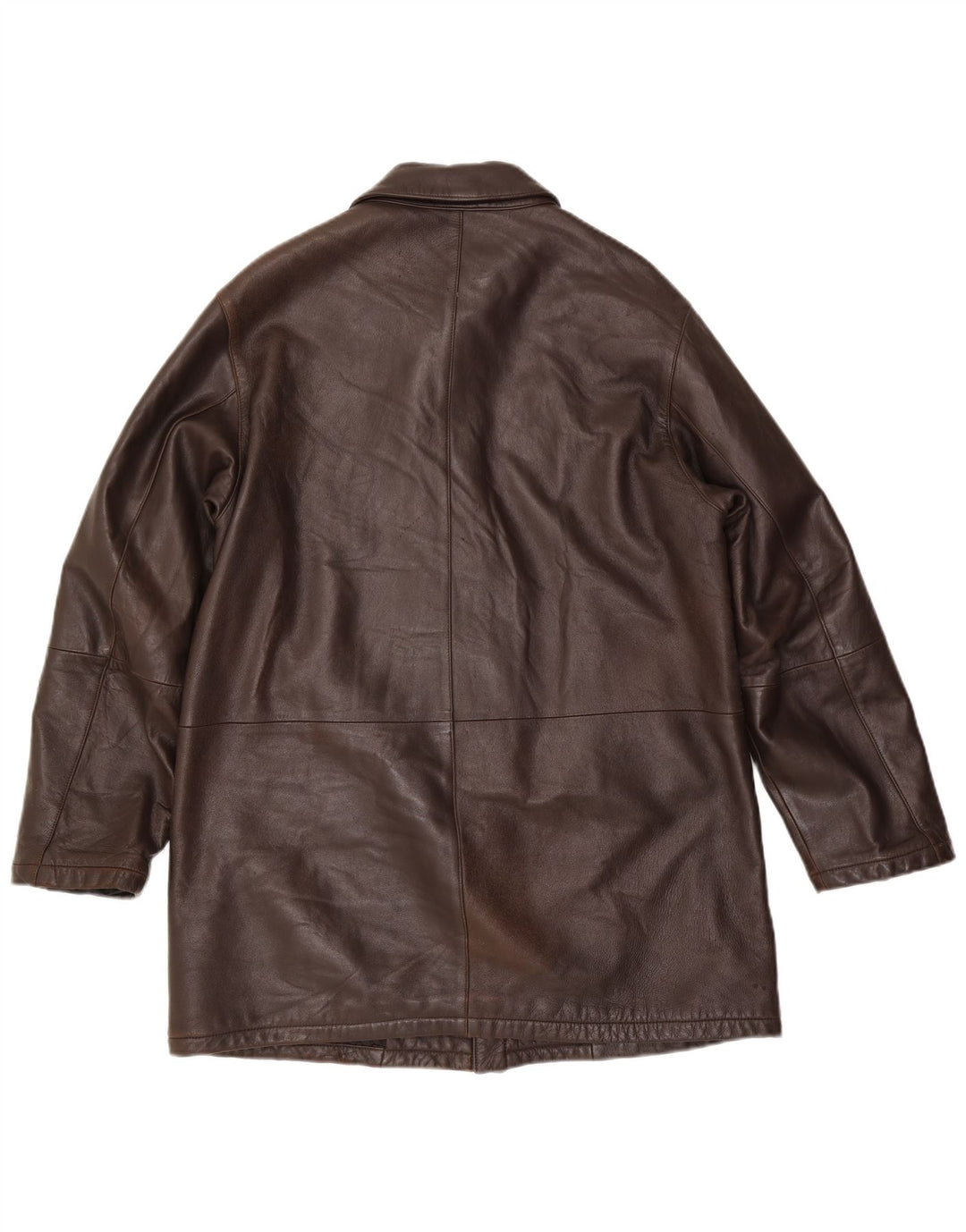 Belfe & Belfe Veste en cuir pour homme UK 38 Cuir marron moyen