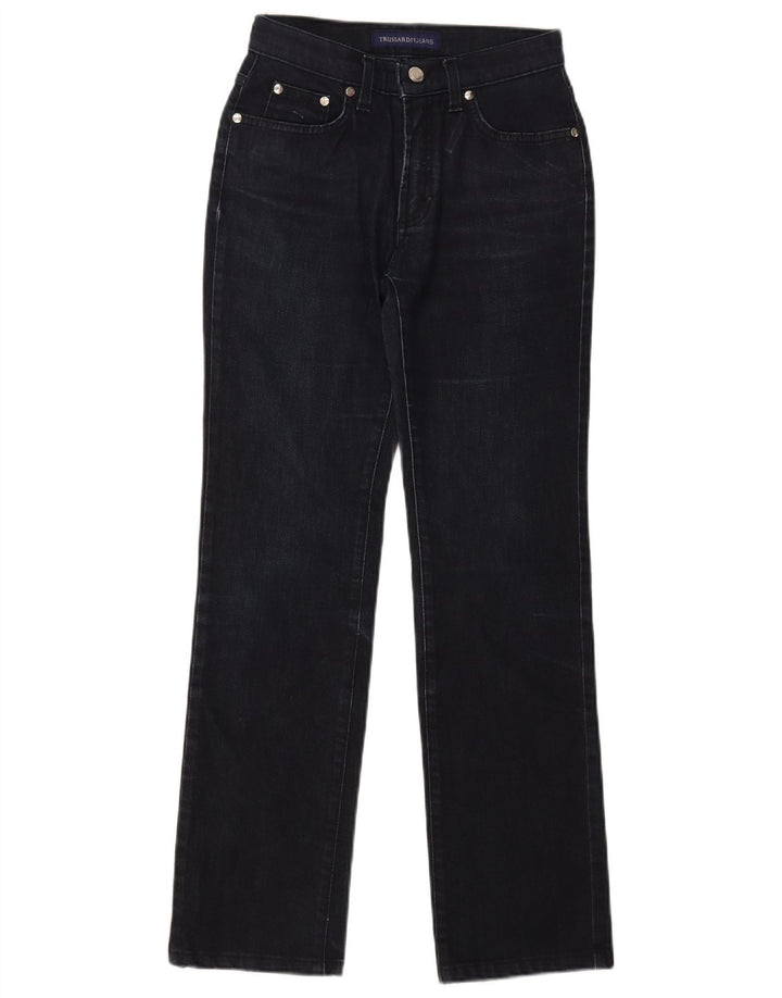 Femme Trussardi Jean Droit W24 L28 Bleu Marine