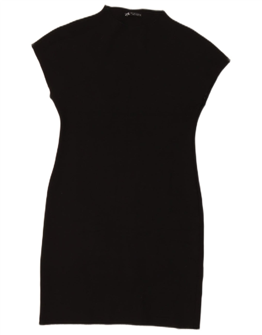 Zara Robe fourreau pour femme UK 14 Large Noir