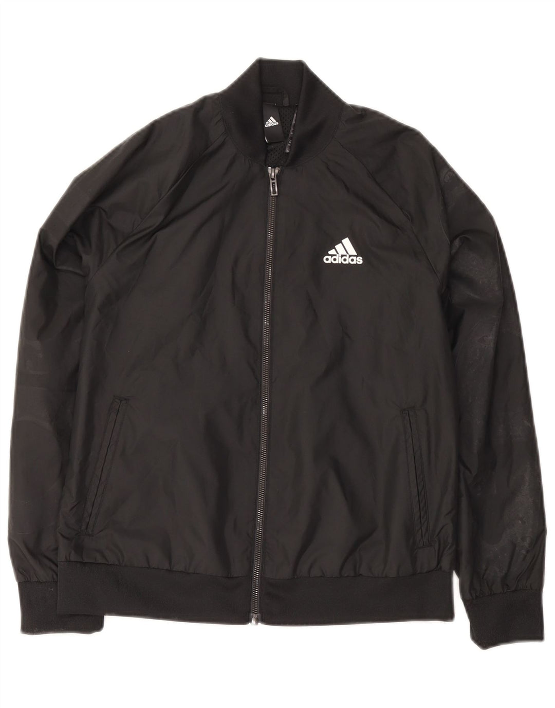 Adidas Veste Bomber Femme UK 4/6 XS Noir Polyester