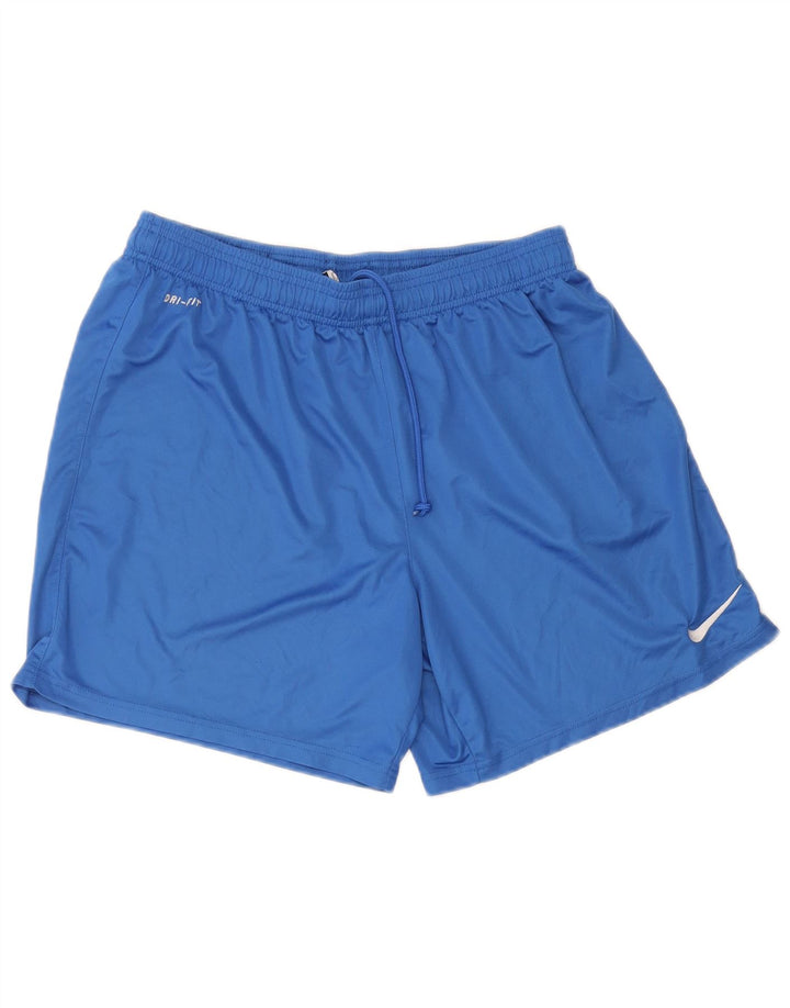 Short de sport Nike Dri Fit pour hommes, grand, bleu, polyester