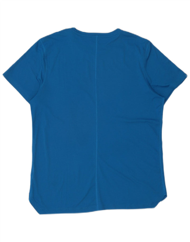 Asics T-Shirt Homme Bleu Moyen Polyester