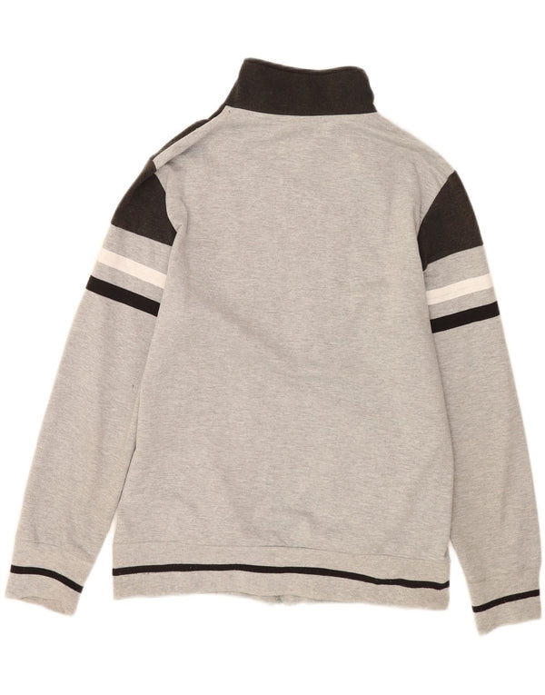 Umbro Veste de survêtement pour homme Large Gris Colorblock Polyester
