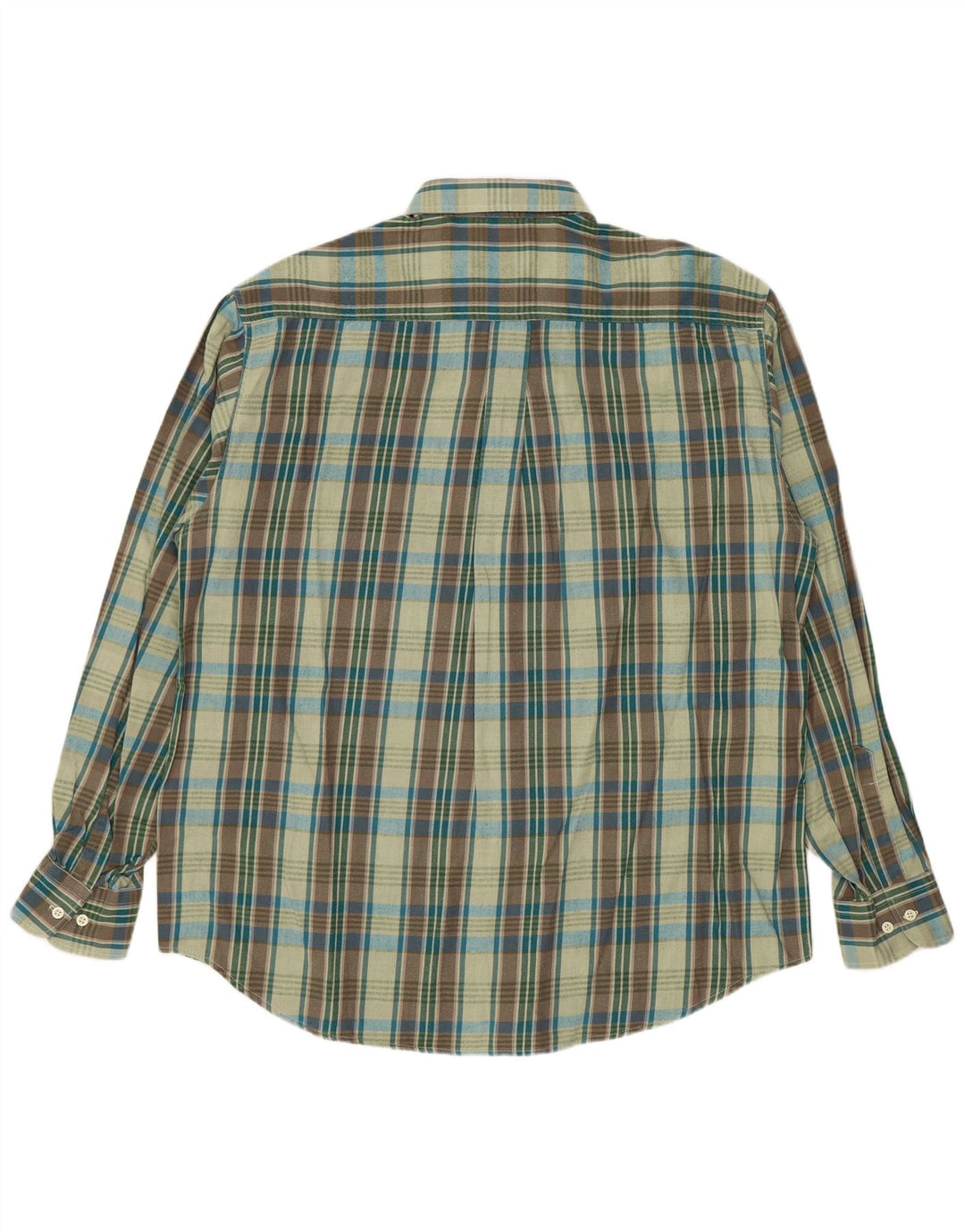 vintage Chemise en flanelle pour hommes Grand coton à carreaux multicolores