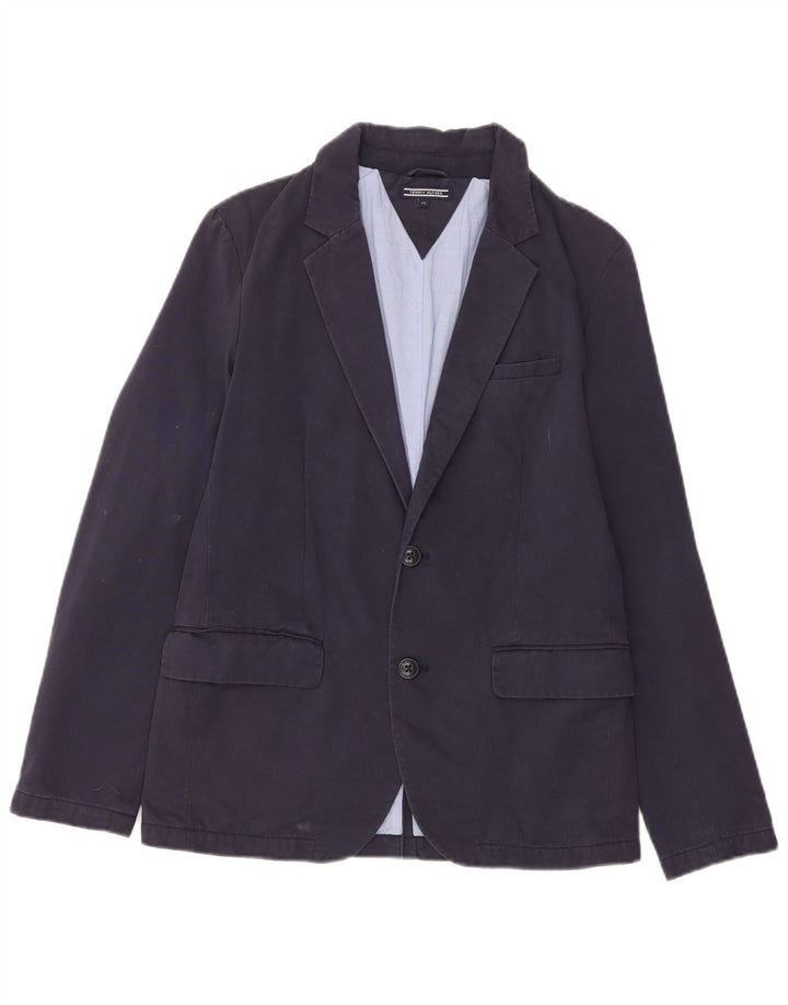 Tommy Hilfiger Veste Blazer 2 Boutons Garçon 15-16 ans Bleu Marine Coton