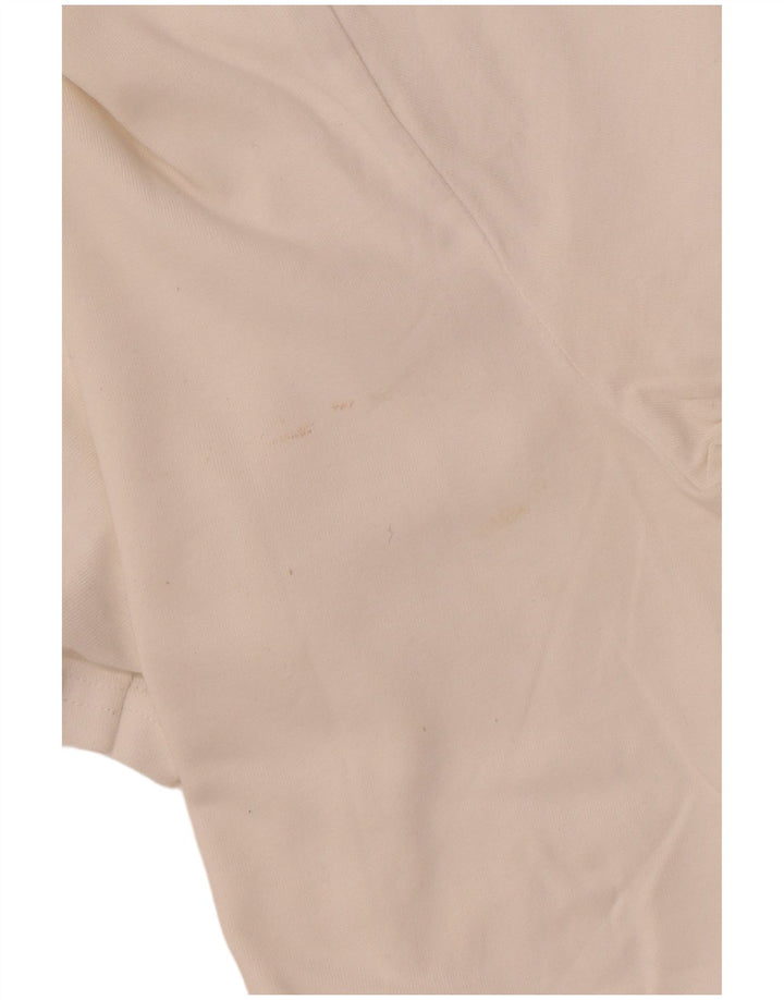 BENETTON T-Shirt Homme Haut Large Blanc Coton