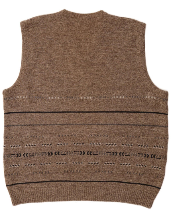 Canda Débardeur Homme 2XL Gris Rayé Acrylique