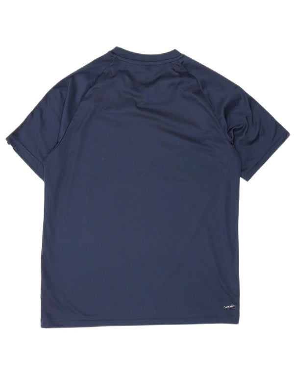 Adidas T-Shirt Garçon Top 13-14 ans Bleu Marine Polyester Sports