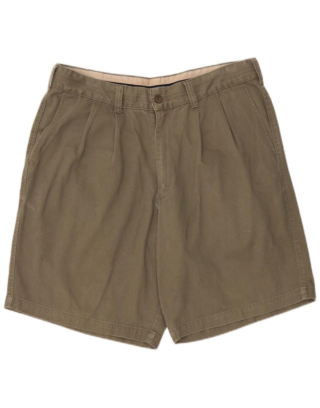Marks & Spencer Short chino bleu Harbor Pegged W36 pour homme, grand kaki