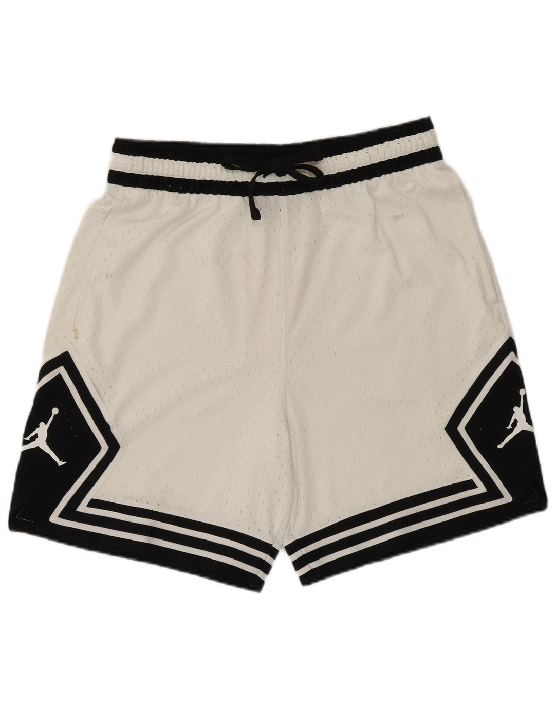 Jordan Short de sport Dri Fit Graphic pour homme en polyester color block blanc moyen
