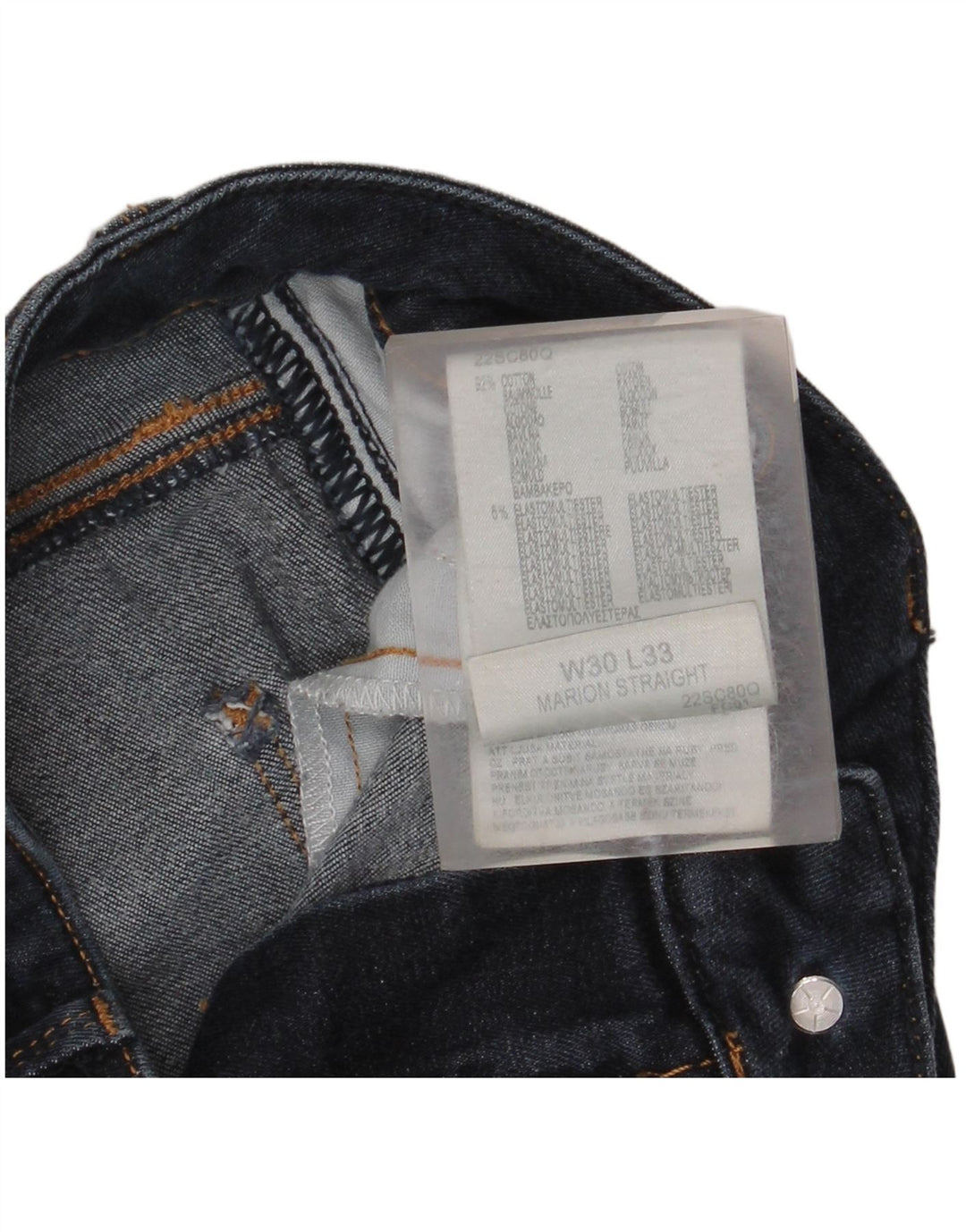 LEE Jean Droit Marion Femme W30 L33 Bleu Coton