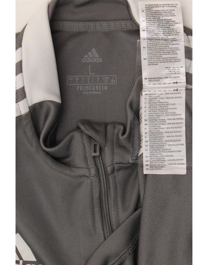 ADIDAS Haut de survêtement Aeroready Graphic pour hommes, grand gris