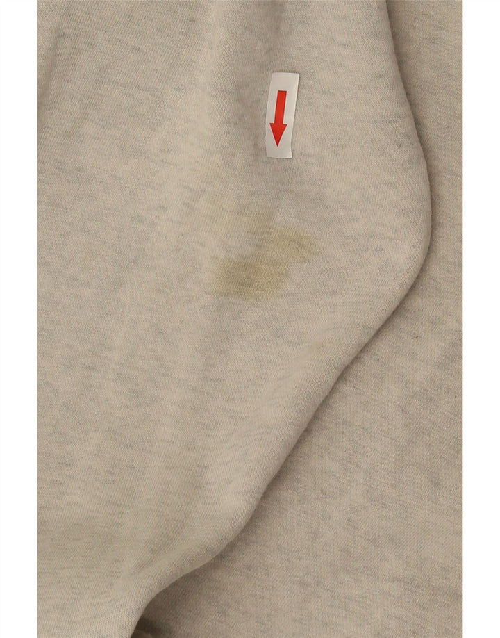 Nike Pull à capuche graphique pour homme Petit coton gris