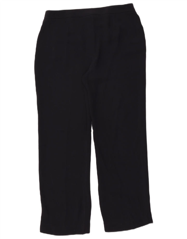 Hobbs Pantalon Chino Femme UK 14 Large W34 L30 Bleu Marine Polyester