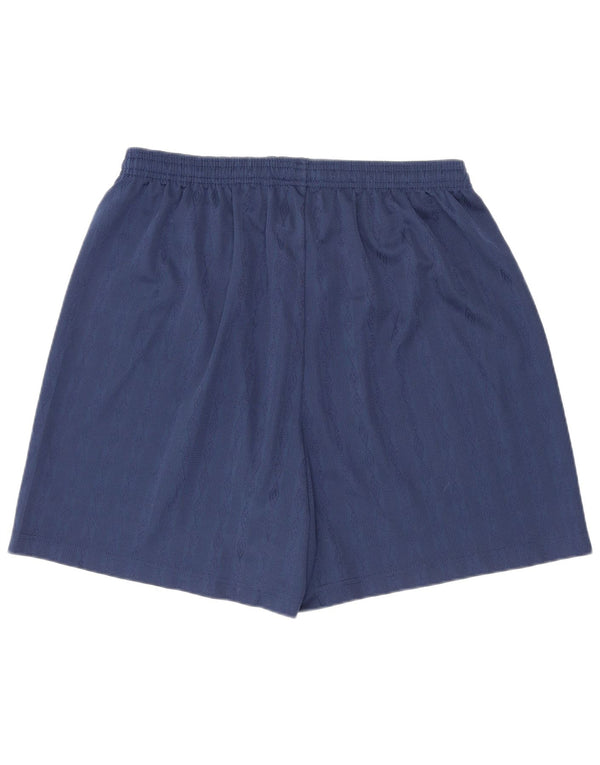 Umbro Short de Sport Femme XL Bleu Marine Géométrique Sports