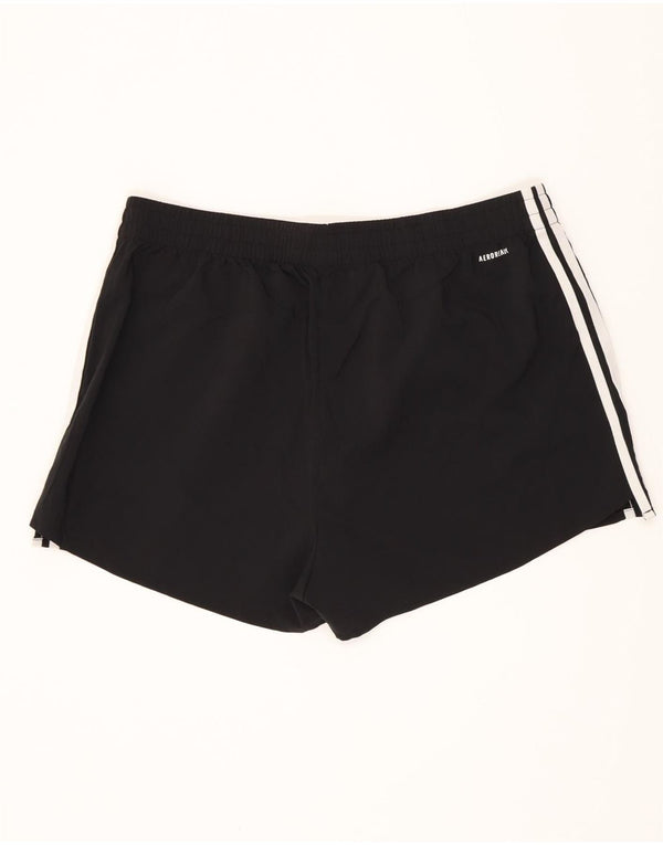 Adidas Short de sport Aeroready pour femme UK 20/22 XL Noir Polyester