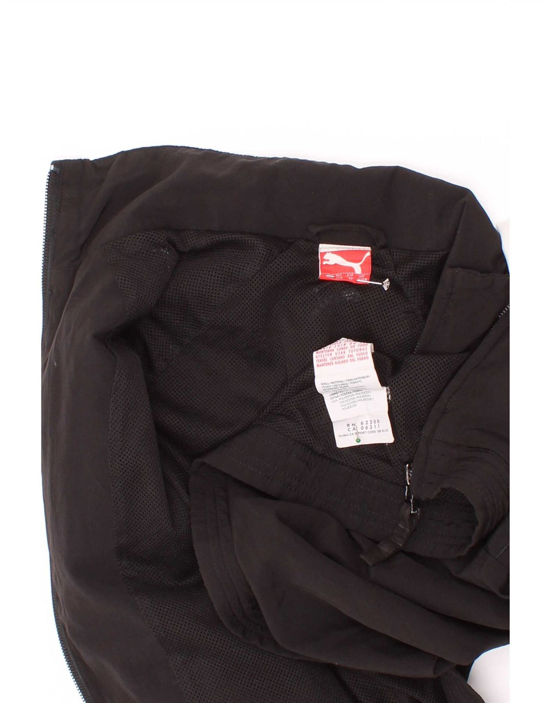 Puma Veste de Survêtement Graphique Garçon 9-10 Ans Noir Colorblock