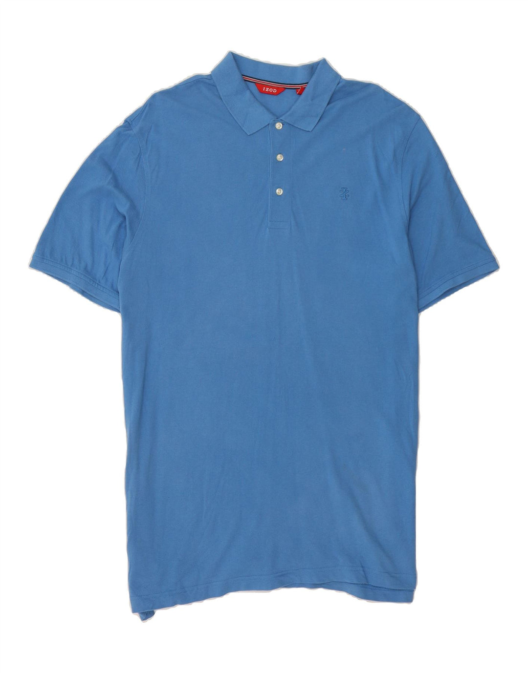 IZOD Mens Polo Shirt XL Blue Cotton Vintage Izod and Second-Hand Izod from Messina Hembry 