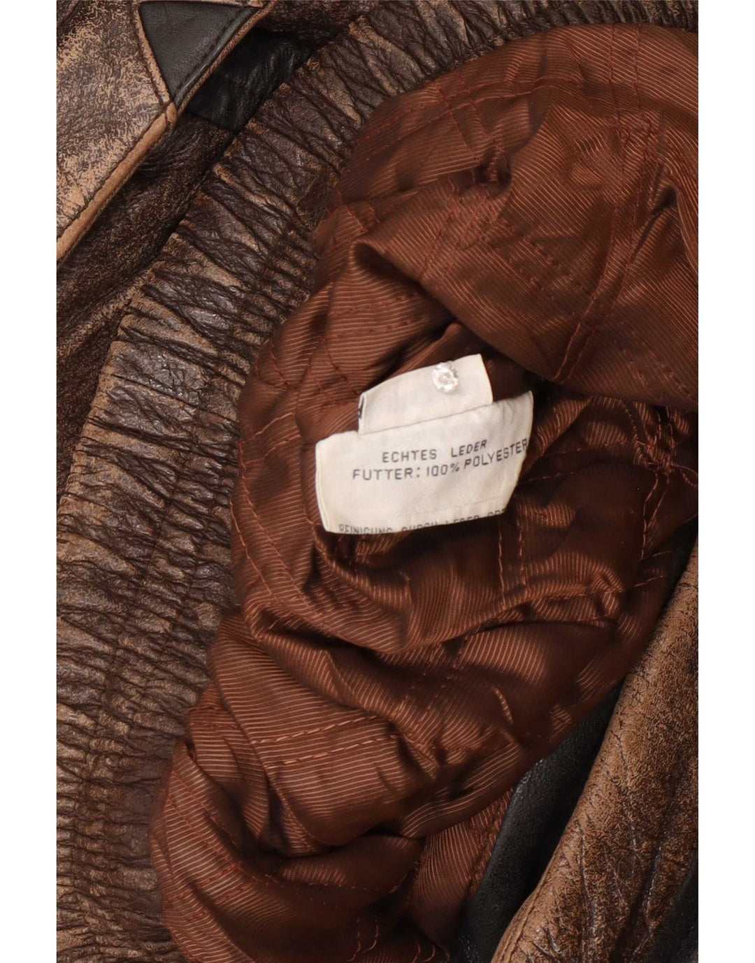 Rover&Lakes Veste en Cuir Homme IT 52 XL Marron