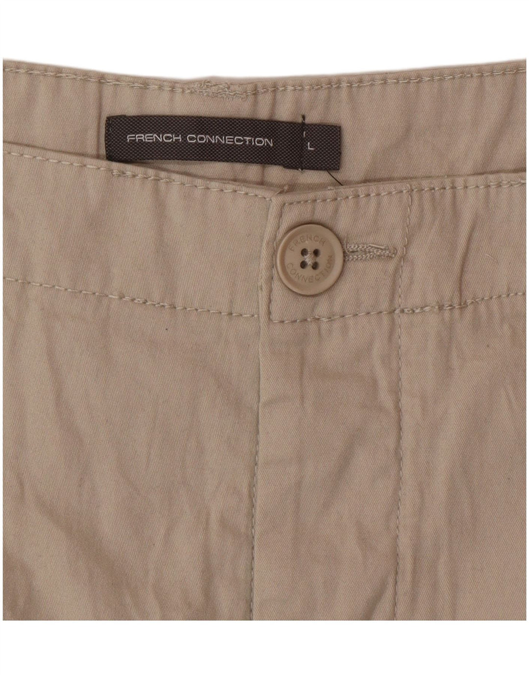 French Connection Short Cargo Homme Large W36 Coton Beige