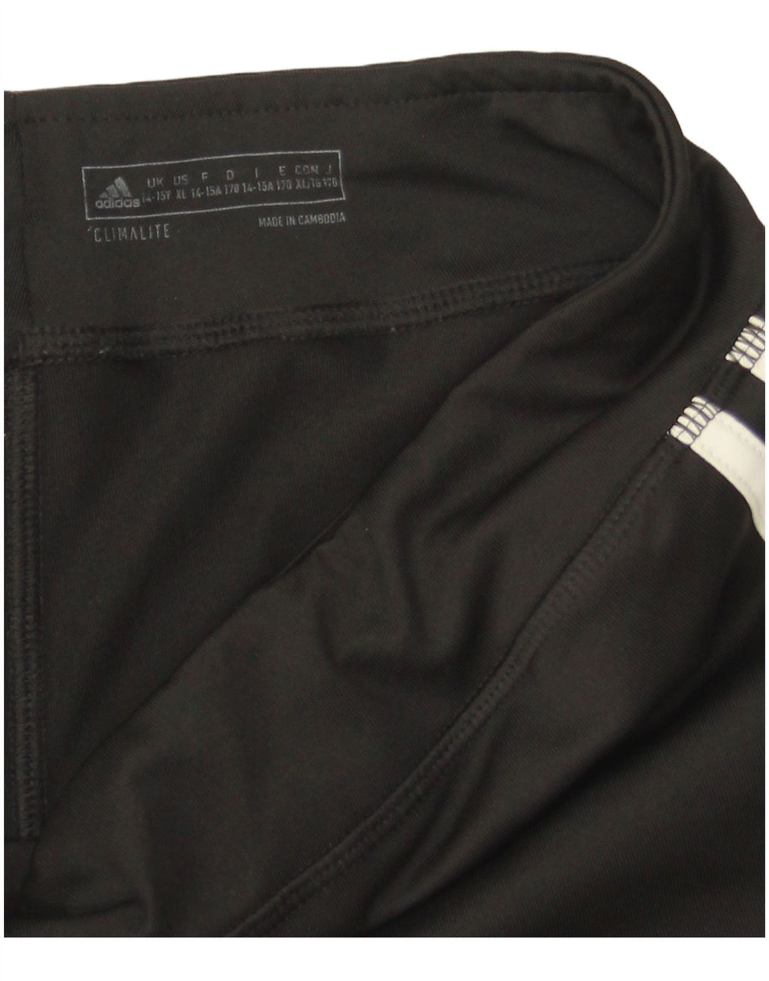 Adidas Leggings Climalite Fille 14-15 ans Noir Polyester