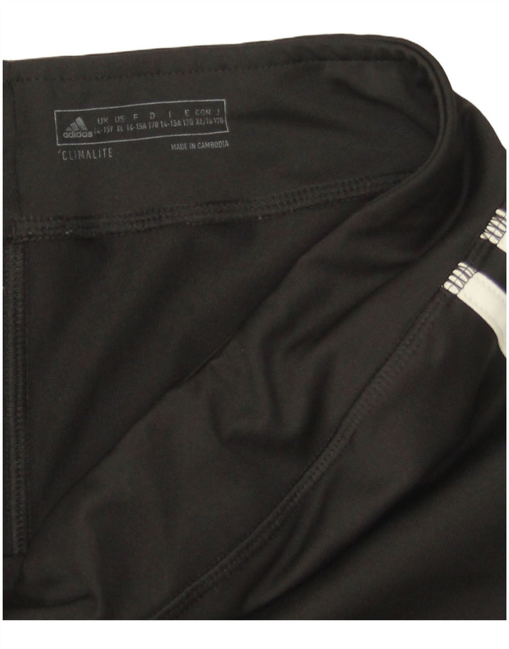 Adidas Leggings Climalite Fille 14-15 ans Noir Polyester