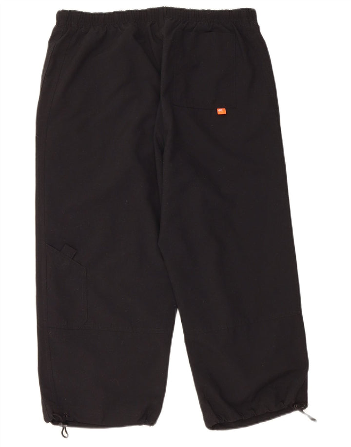 Pantalon de survêtement Nike Femme Capri UK 10/12 Noir Moyen Polyester