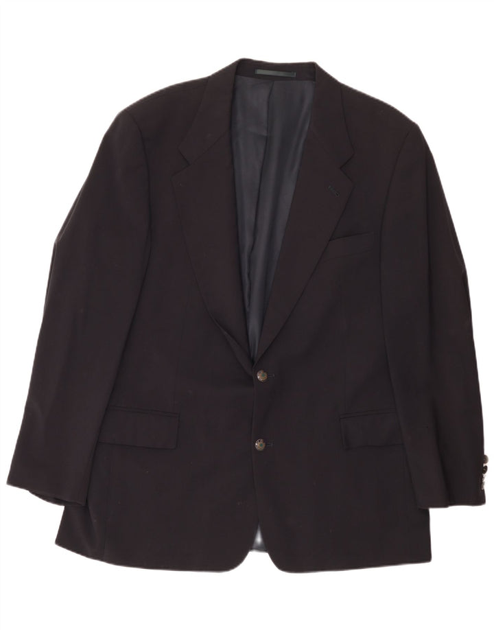 Hugo Boss Veste blazer à 2 boutons pour homme EU 54 2XL Laine noire