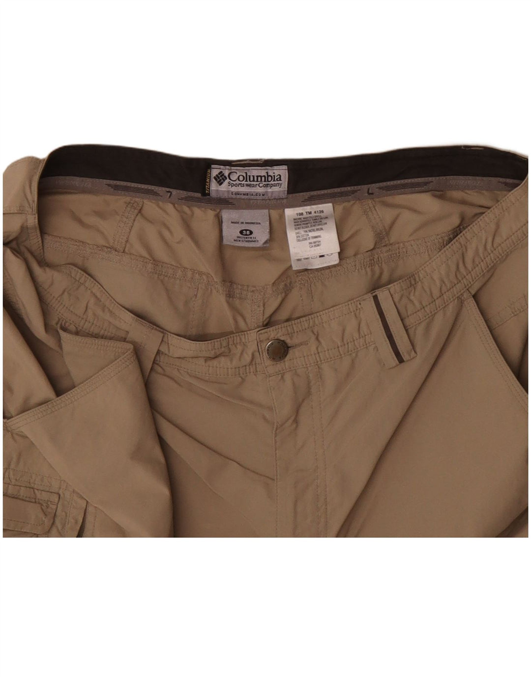 COLUMBIA Short Cargo Homme W36 Grand Nylon Beige