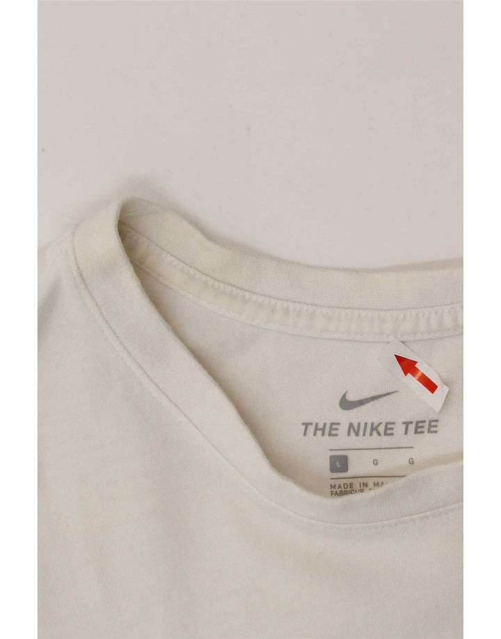 Nike T-Shirt Homme Grand Blanc Coton