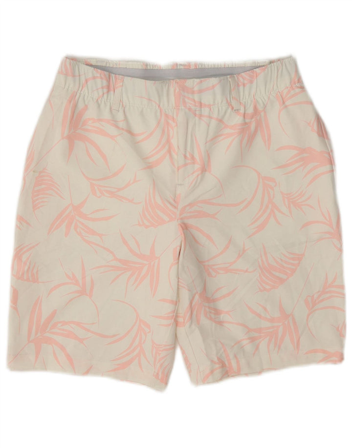 Under Armour Short Chino Femme US 6 Medium W30 Blanc Floral
