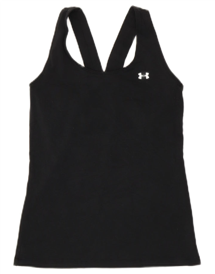 Under Armour Heat Gear Débardeur UK 8 Small Noir Polyester