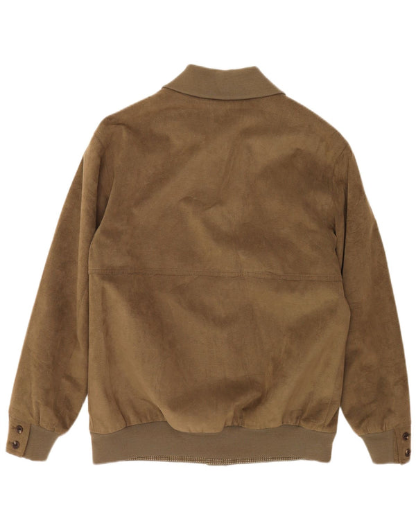 Strellson Veste Bomber Homme UK 38 Medium Kaki Polyester