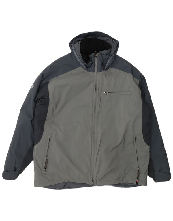 Marmot Veste coupe-vent à capuche pour homme UK 42 XL Gris Colorblock Sports