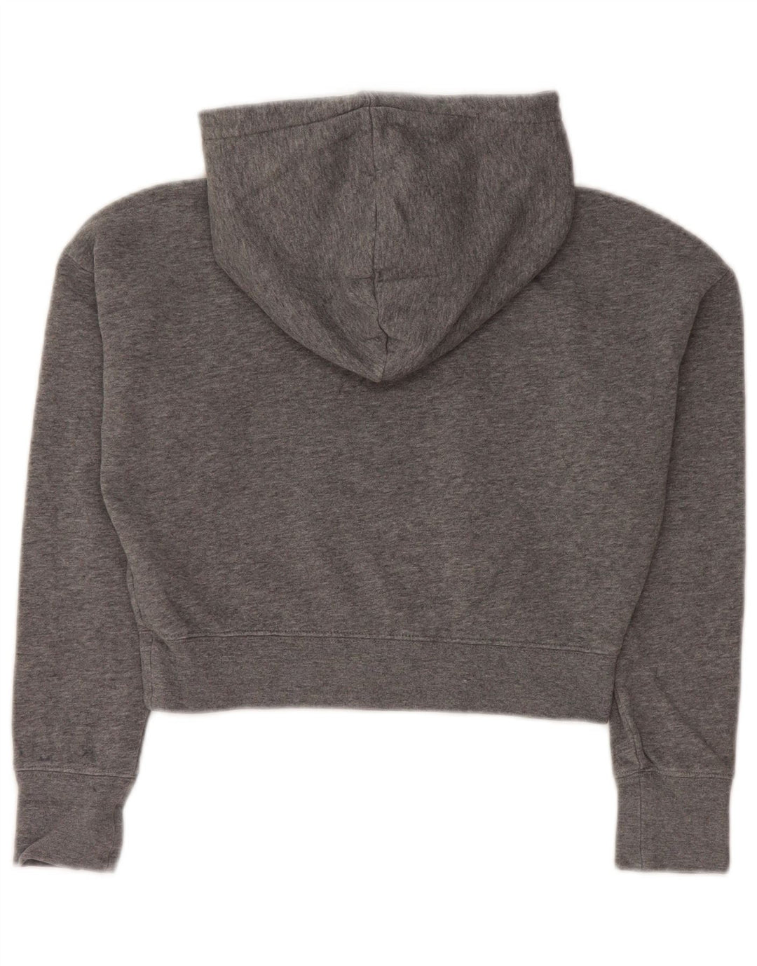 NIKE Pull à capuche court graphique pour fille 10-11 ans Gris moyen moucheté