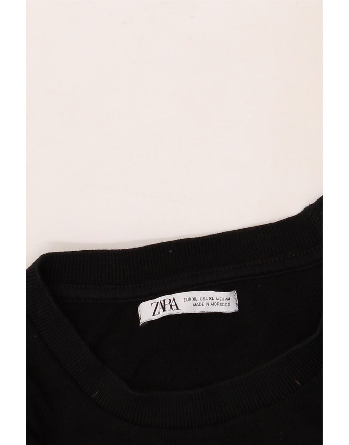 ZARA Homme T-Shirt Top XL Noir