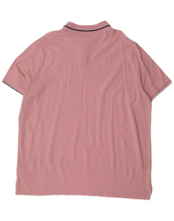 Polo Ralph Lauren Chemise coupe classique pour homme 2XL en coton rayé rose