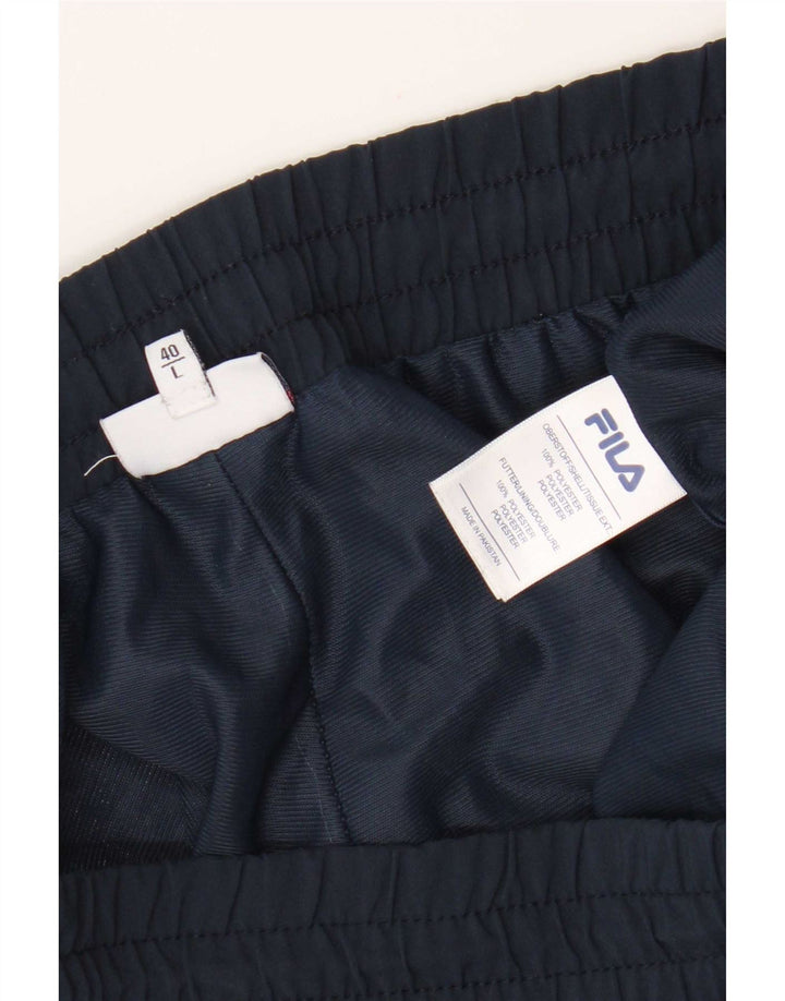 Fila Short de sport pour femme UK 16 Large Bleu Marine Polyester
