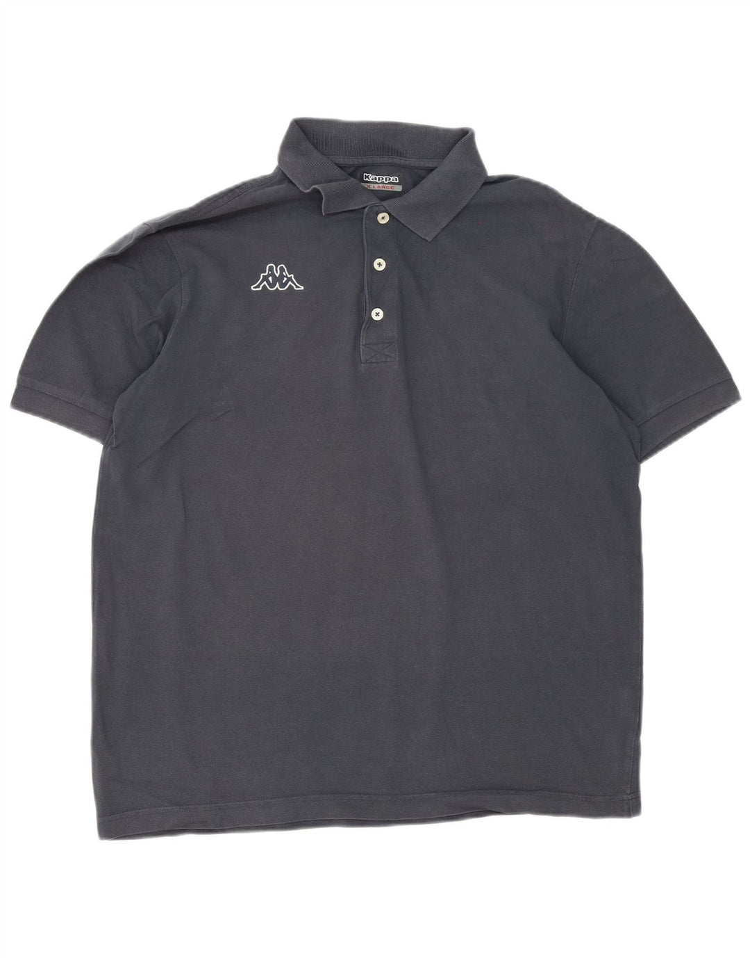 Kappa Polo Homme XL Gris Coton