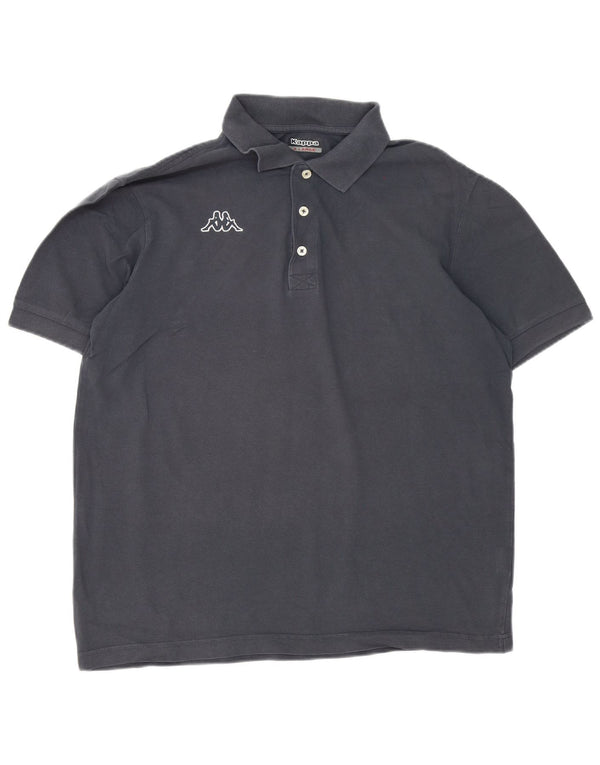 Kappa Polo Homme XL Gris Coton