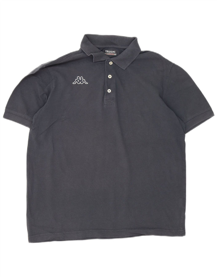 Kappa Polo Homme XL Gris Coton