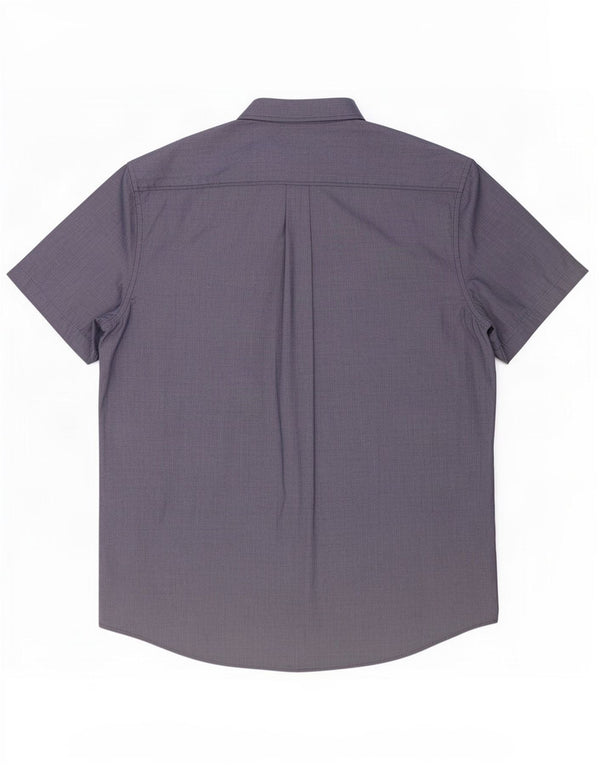 Superdry Chemise à manches courtes coupe régulière pour homme 2XL Bleu Coton