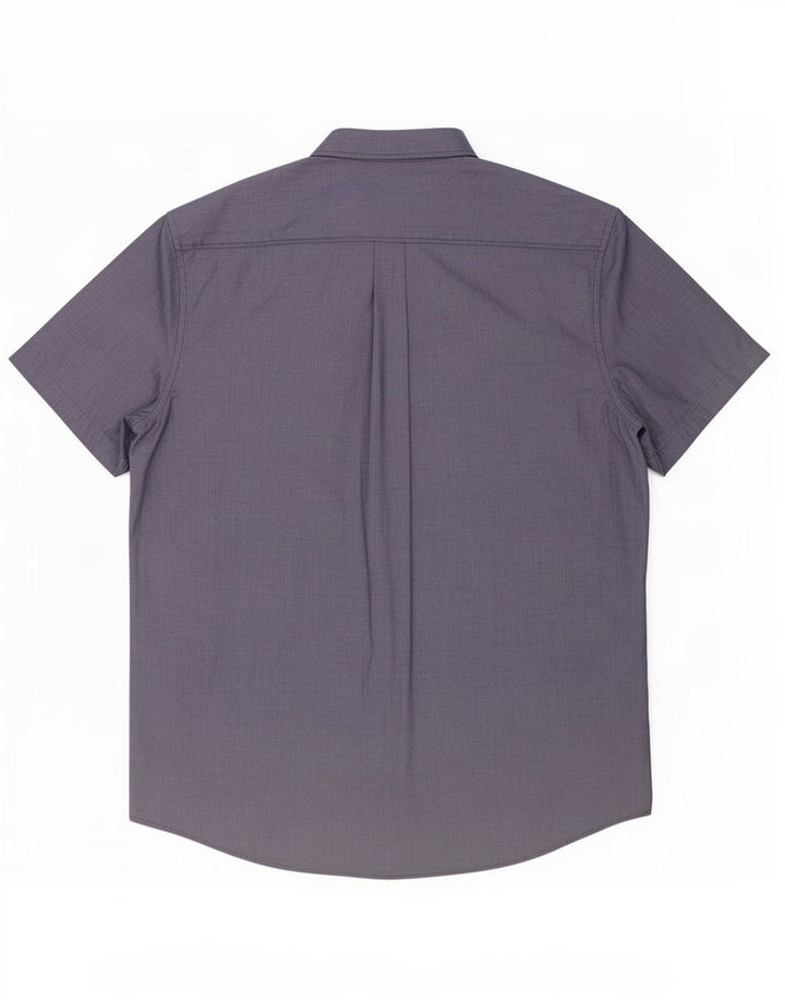 Superdry Chemise à manches courtes coupe régulière pour homme 2XL Bleu Coton