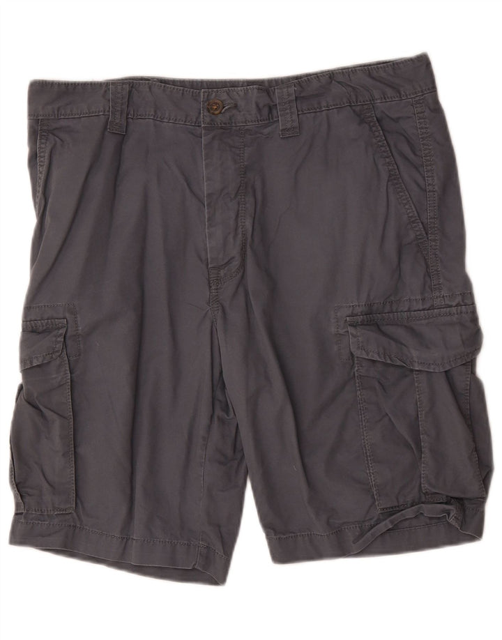 Marks & Spencer Short cargo pour homme W34 en coton gris moyen