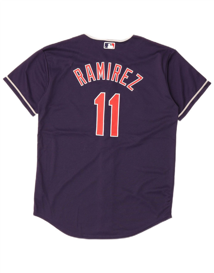 GENUINE MERCHANDISE Haut en Jersey Indians pour Garçon 14-15 Ans Grand Bleu Marine