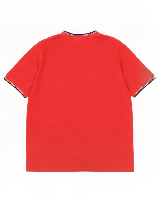 Pierre Cardin Mens T-Shirt Top 2XL Red Cotton