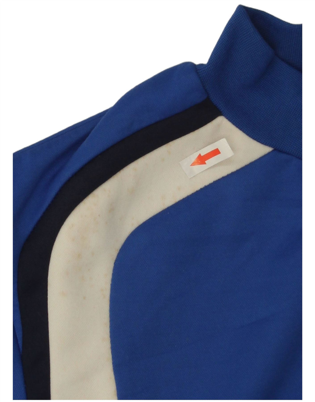 Diadora Sweat-shirt pour homme en polyester color block Small Bleu